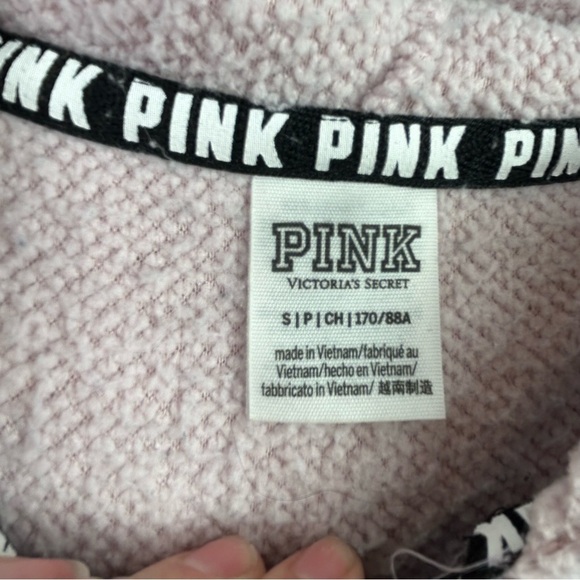 PINK Victorias Secret Sherpa pullover size small - Picture 7 of 9